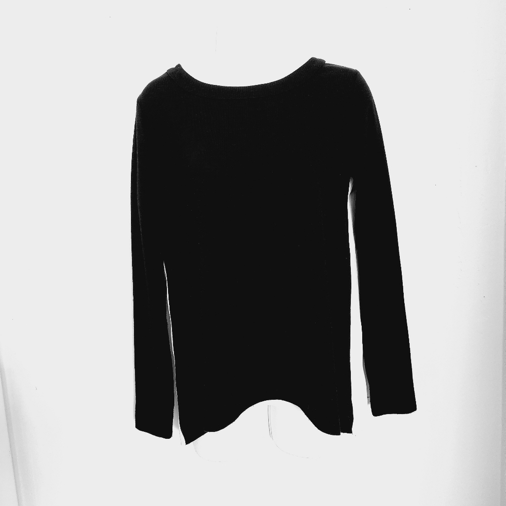 Loft long sleeved black and white top. Sz XS.